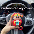 Cartoon God of Wealth Car Key Cover - Soft & Durable | Wholesale & Custom Logo