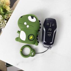 Cartoon God of Wealth Car Key Cover - Soft & Durable | Wholesale & Custom Logo