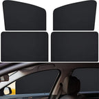 4 Piece Magnetic Car Side Window Sunshade, UV Protection, Universal Fit for All Cars, Privacy Curtain for Sleep Home Camping